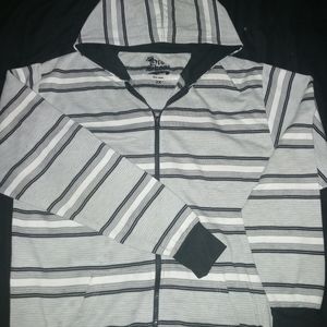 OLD SCHOOL ZIP UP LIGHTWEIGHT HOODIE